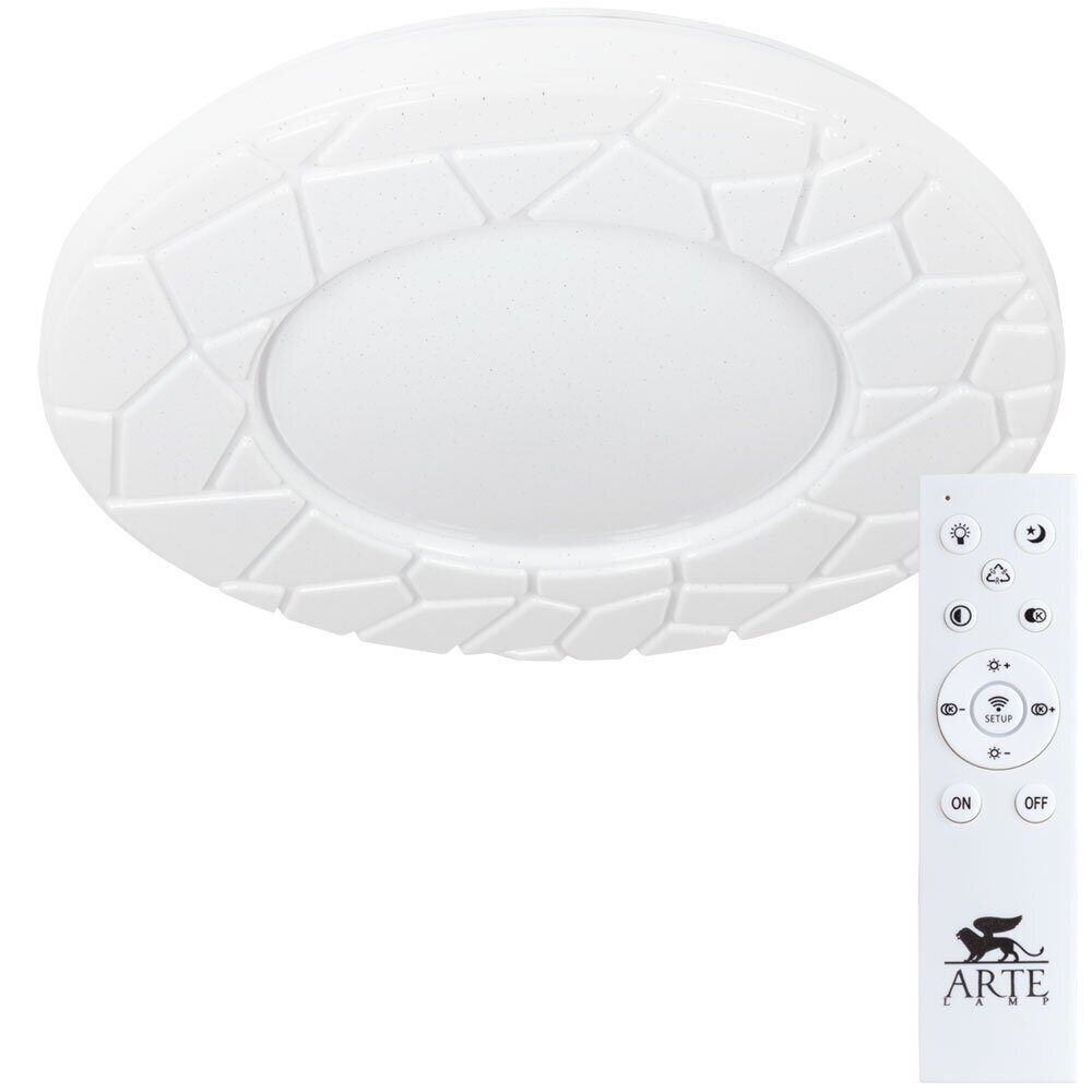 Потолочный светодиодный светильник с ПДУ Arte Lamp Biscotti A2678PL-72WH