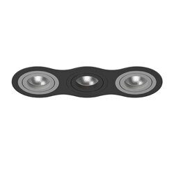 i637090709 Встраиваемый точечный светильник Intero 16 Triple Round Lightstar (комплект из 217637+217609+217607+217609)