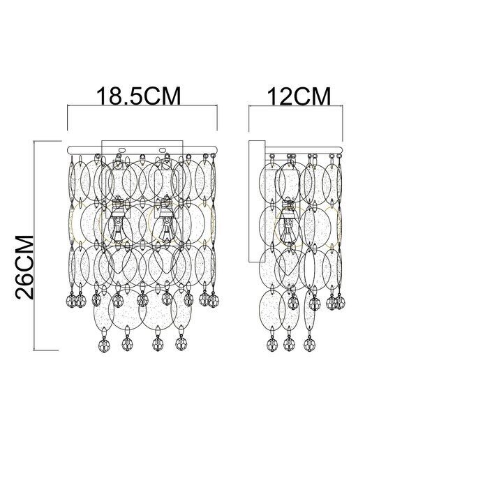 Настенный светильник Arte Lamp Pipirima A4089AP-2AB