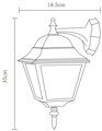 Уличный настенный светильник Arte Lamp Bremen A1012AL-1BK