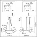 Люстра подвесная Odeon Light Tovi 4818/14