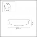 Настенно-потолочный светильник Odeon Light Marsei 4824/3C