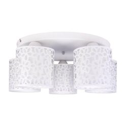 Потолочная люстра Arte Lamp Traforato A8349PL-5WH