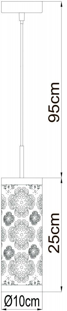 Подвесной светильник Arte Lamp Maestro A2031SP-1WA