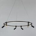 Подвесная люстра Arte Lamp Ring A2186SP-1BK