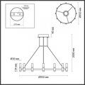 Подвесная люстра Odeon Light Candel 5009/48L