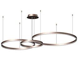 Подвесная светодиодная люстра Kink light Тор кофе 08223,04P(3000K)