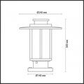 Уличный светильник Odeon Light Mito 4047/1B