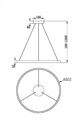 Подвесной светильник Maytoni Rim MOD058PL-L42B3K