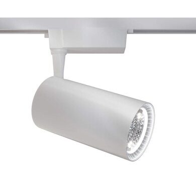 Однофазный LED светильник 36W 3000К для трека Maytoni Technicall Vuoro TR003-1-36W3K-S-W