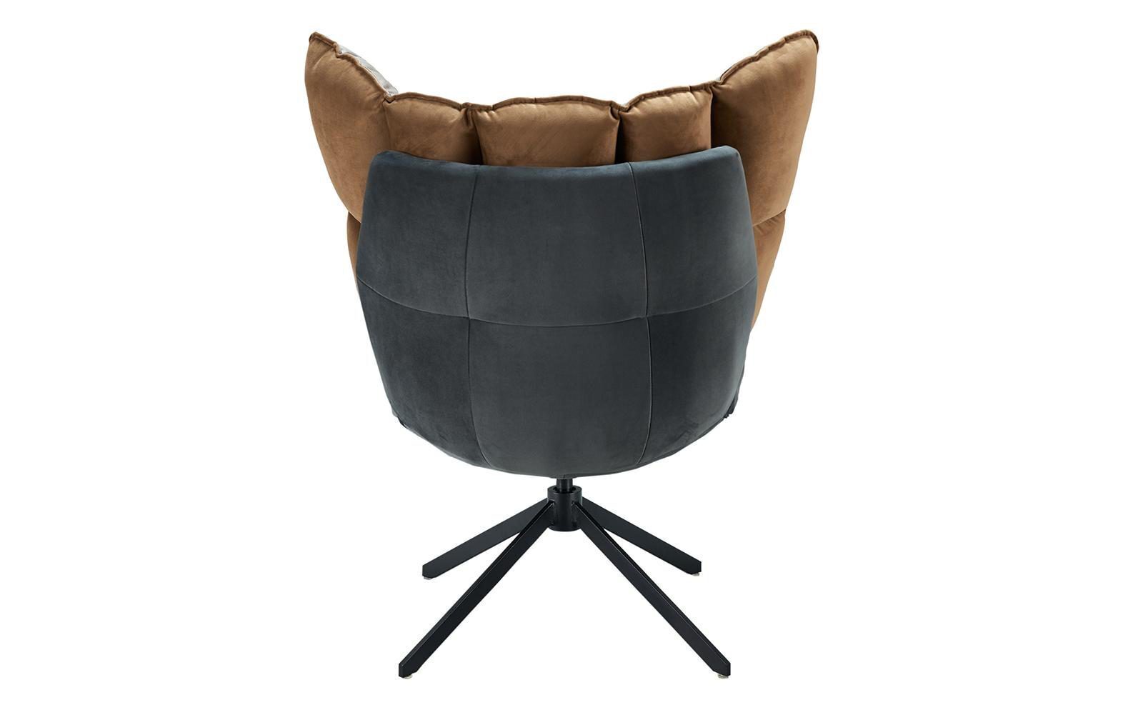 Кресло Husk-2, BROWN / Metal legs