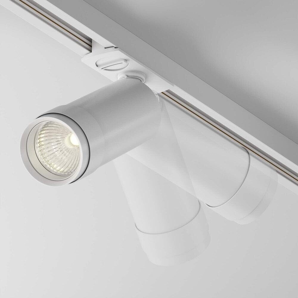 Однофазный LED светильник 12W 3000К для трека Maytoni Technicall Focus LED TR021-1-12B3K-Z-W