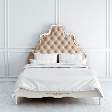Кровать с мягким изголовьем 160*200 Atelier Gold A426Z-K02-G-B01