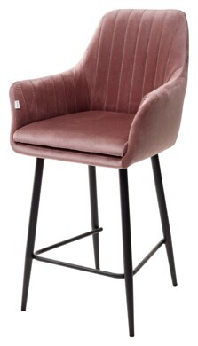 Полубарный стул Роден Blitz 08 Сиреневый, велюр (H=65cm),