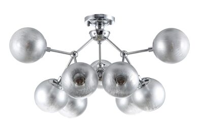Потолочная люстра Crystal Lux Medea PL9 Chrome