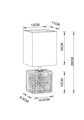 Светильник настольный Arte lamp Fiori A4429LT-1BA