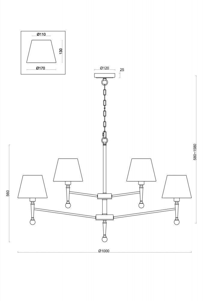 Подвесная люстра Rosemary Freya FR5190PL-12BS1