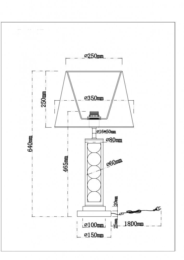 Настольная лампа Arte Lamp Jessica A4062LT-1PB