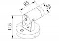 Спот Maytoni Scope O025WL-01B