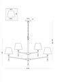 Подвесная люстра Rosemary Freya FR5190PL-12BS1