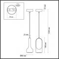Подвесной светильник Odeon Light Pietra L-Vision 7010/1B