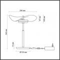 Настольная лампа Odeon Light Fluent 4856/10TL