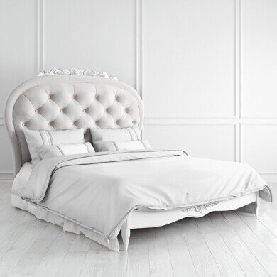 Кровать с мягким изголовьем 160*200 Silvery Rome S516D-K00-AS-B07
