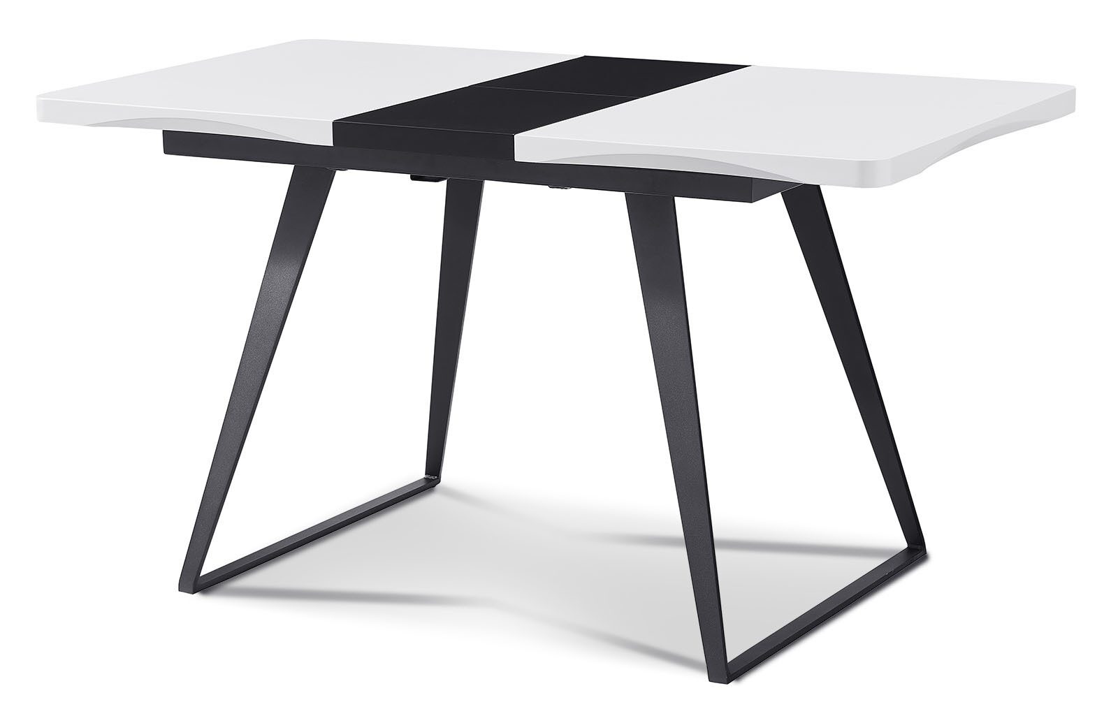 Стол обеденный Frank-White-Black 110-140