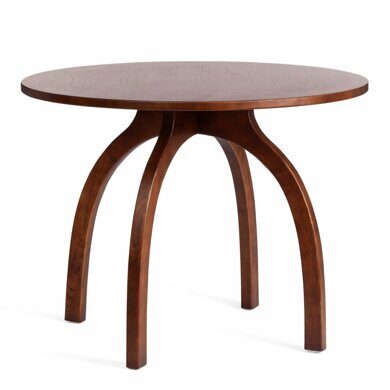 Стол THONET  дерево вяз, 100х75 см, Темный Орех