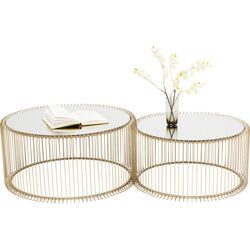 Столик кофейный Wire Brass 83456