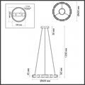 Подвесная люстра Odeon Fierro 4991/55L