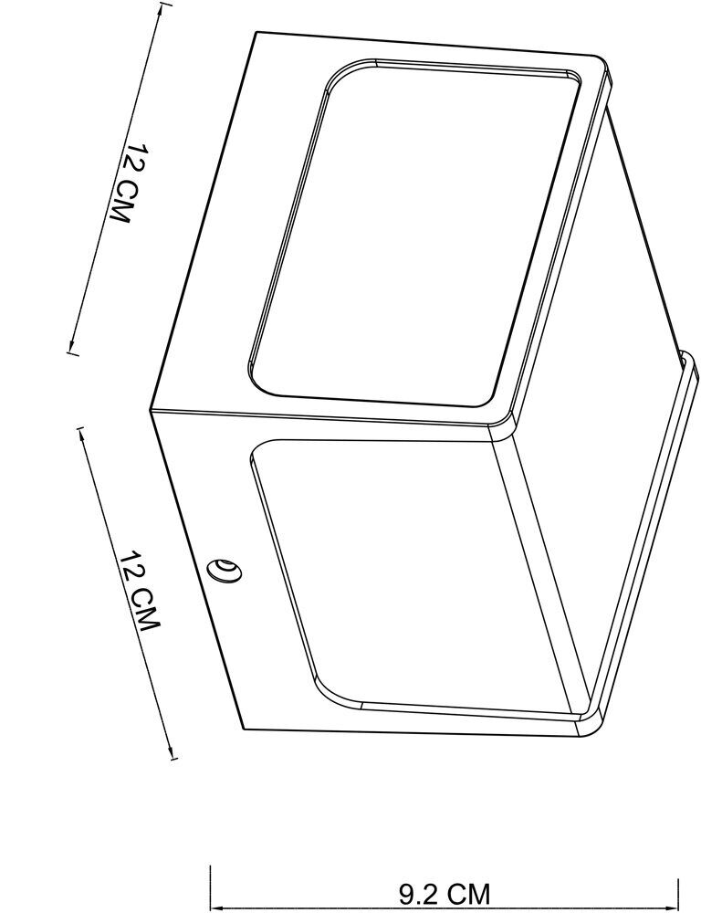 Уличный настенный светильник Arte Lamp Lancia A6418AL-1BK