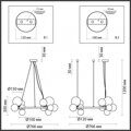 Люстра подвесная Odeon Light Tovi 4818/14