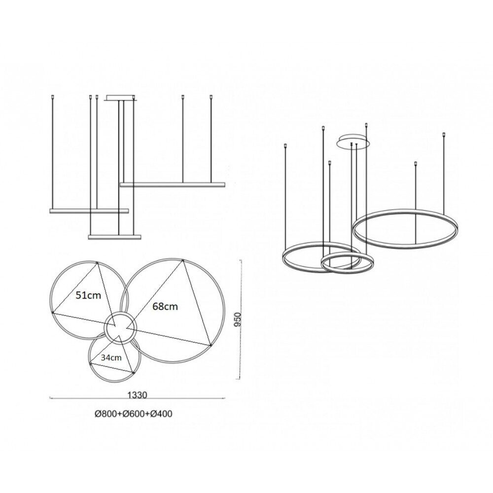 Подвесная люстра Kink Light Тор 08223,32P (20678)