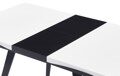 Стол обеденный Frank-White-Black 110-140