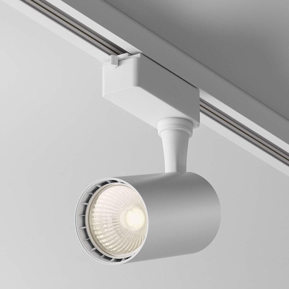 Однофазный LED светильник 6W 3000К для трека Maytoni Technicall Vuoro TR003-1-6W3K-W-W