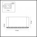 Накладной светильник Odeon Light Small Hightech 7091/15CL