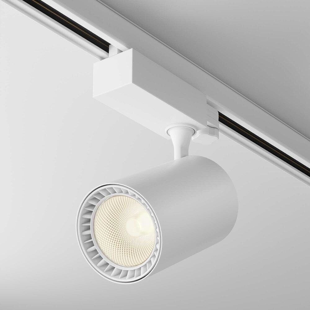 Трехфазный LED светильник 26W 3000К для трека Maytoni Technicall Vuoro TR029-3-26W3K-M-W