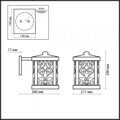 Уличный настенный светильник Odeon Light Lagra 2286/1W