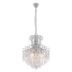 Подвесная люстра Crystal Lux Sevilia SP4 Silver