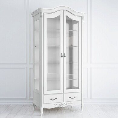 Сервант стеклянный Silvery Rome S181-K00-S