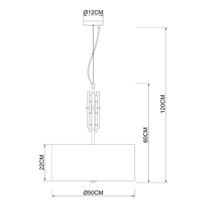 Подвесная люстра Arte Lamp Taygeta A4097SP-5CC