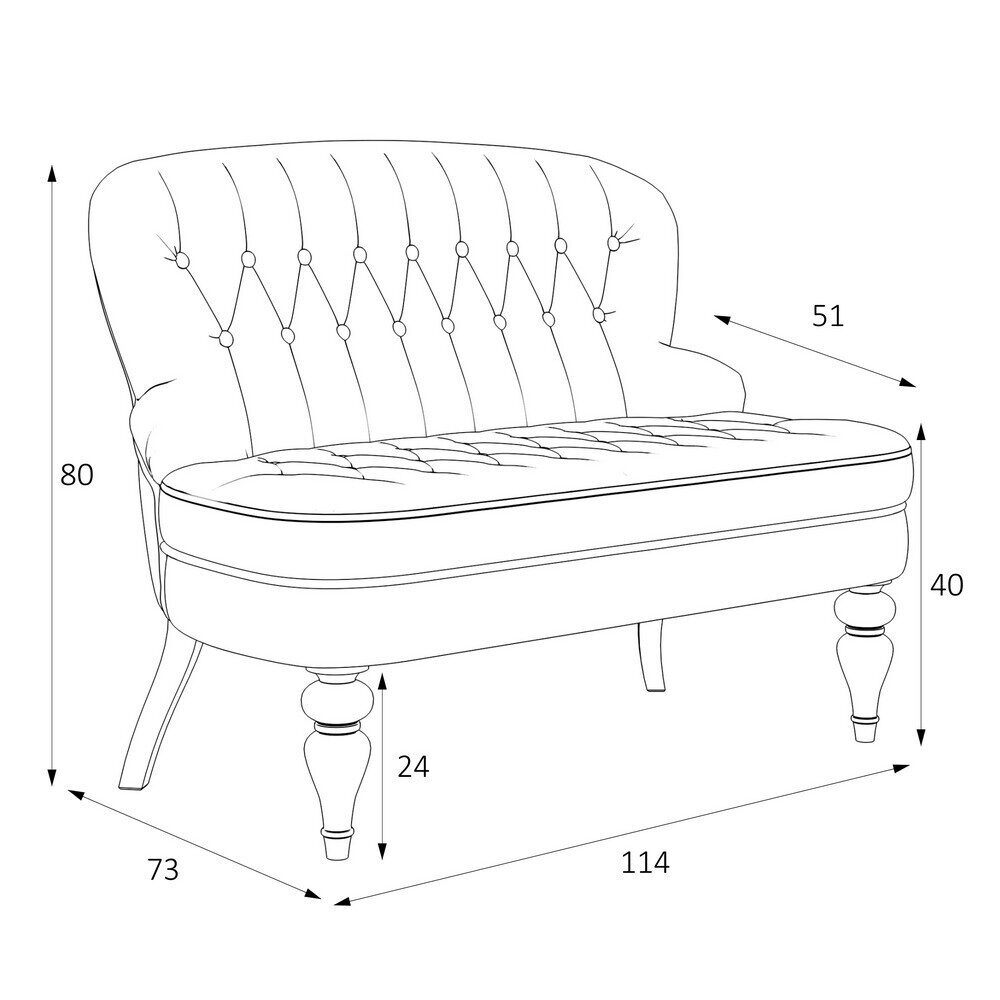 Диван канапе Canapes M10-W-E25