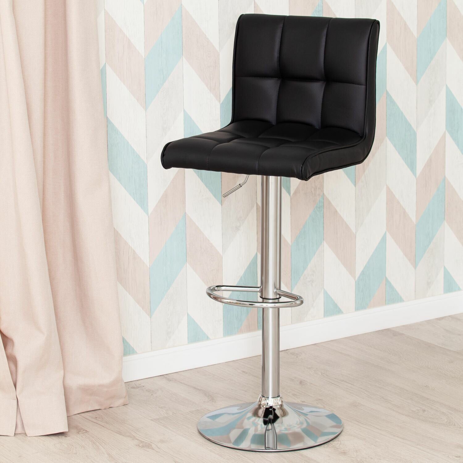 Стул барный BARBER (mod. KY711D) черный