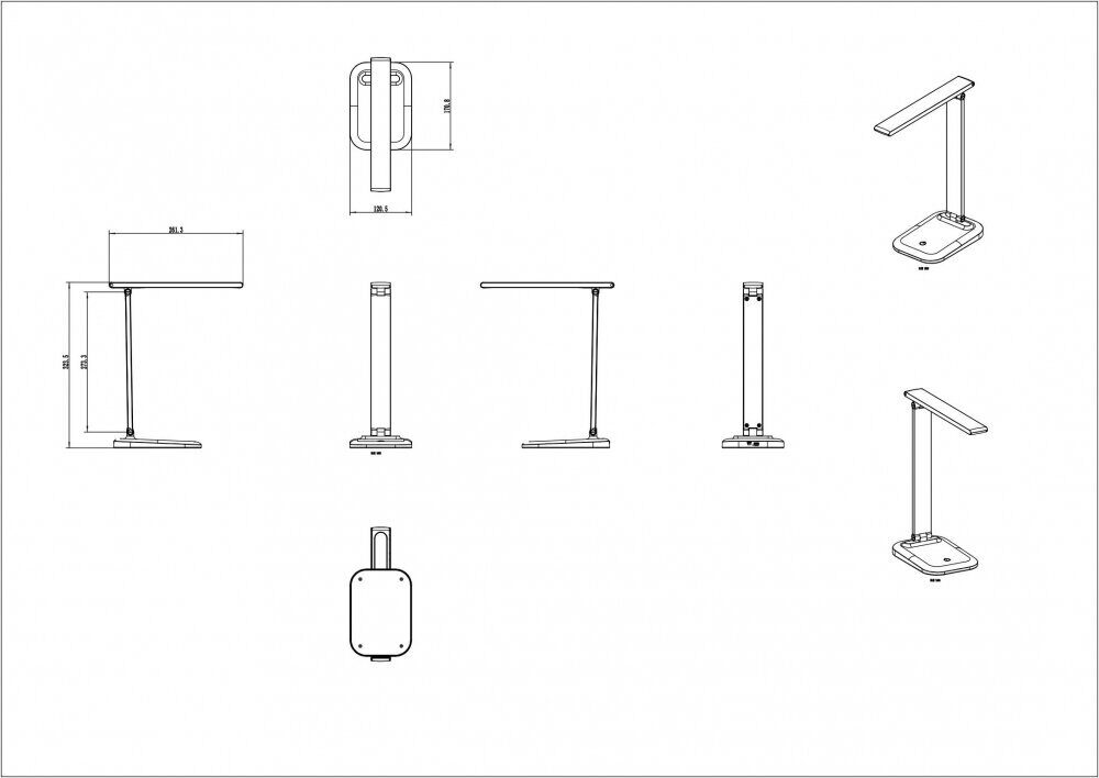 Офисная настольная лампа Arte Lamp London A5124LT-1BK