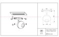 Трековый светильник 15W 4000К для магнитного шинопровод Maytoni Ball TR028-2-15W4K-B