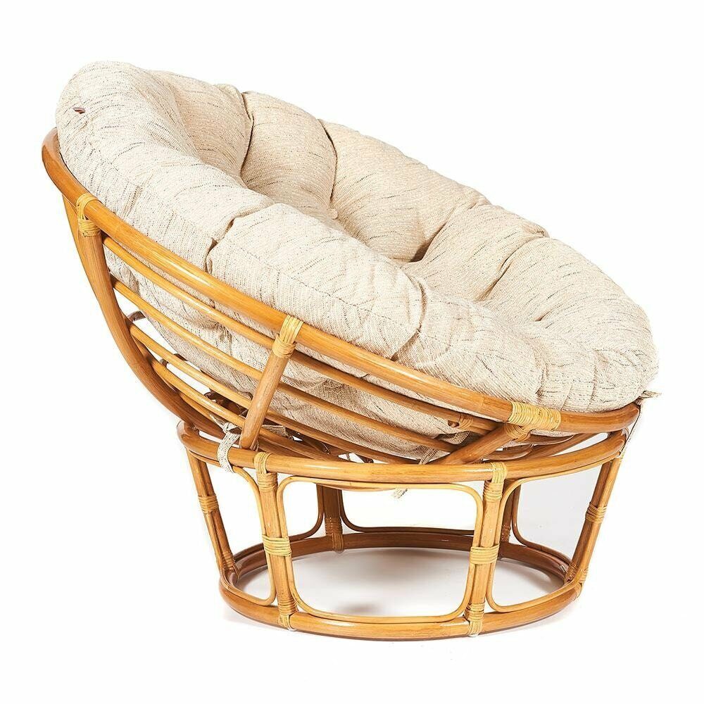 Кресло PAPASAN/ПАПАСАН /с подушкой/  Honey (мед), ткань Старт
