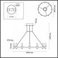 Подвесная люстра Odeon Candel 5009/98LA