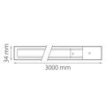 3м. Однофазный шинопровод Barra Lightstar 502039