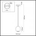 Подвесной светильник Odeon Light Ovali Pendant 5053/1A